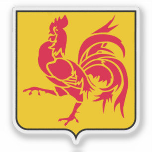 Jackande av arm i Vallonien, Belgien Klistermärken