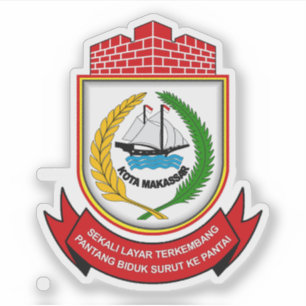 Jackande av arm Makassar, Indonesien Klistermärken