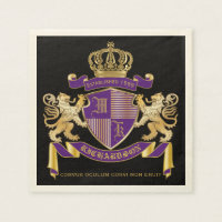 Jackande av Arm Monogram Emblem Golden Lejon Shiel