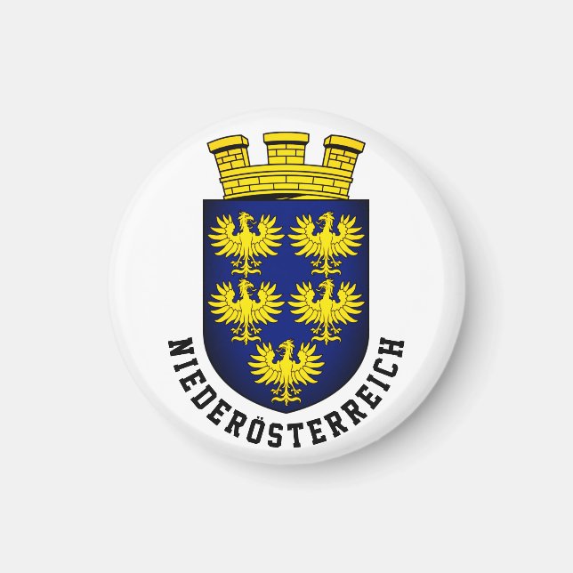 Jackande av Arm Niederösterreich-ÖSTERRIKE Magnet (Framsidan)