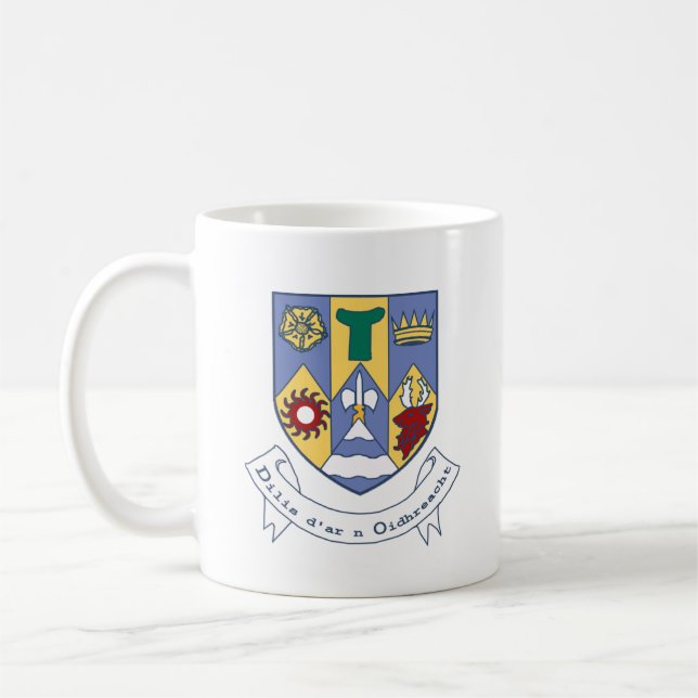 Jackande av Arm of County Clare, Ireland Coffee Mu Kaffemugg (Vänster)