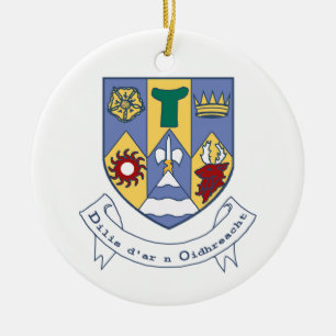 Jackande av Arm of County Clare, Irland Julgransprydnad Keramik