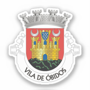 Jackande av Arm of Óbidos, Portugal Klistermärken