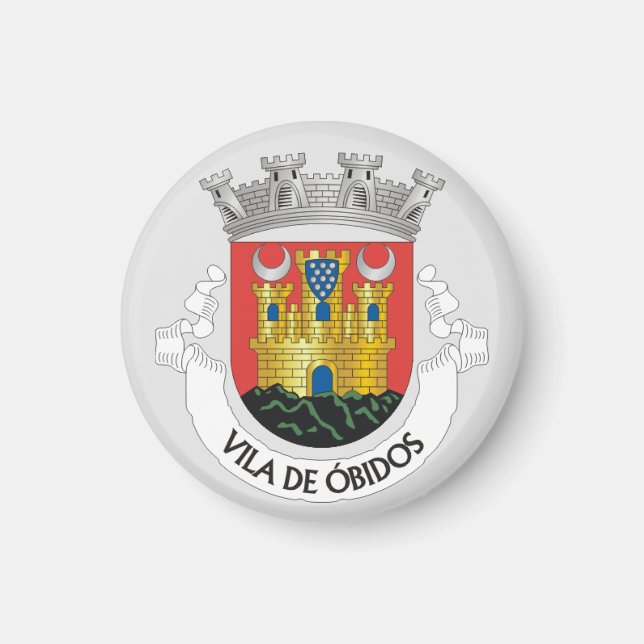 Jackande av Arm of Óbidos, Portugal Magnet (Framsidan)