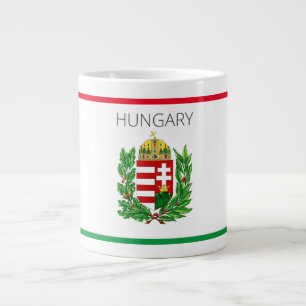 Jackande av Arm Ungerns Budapest-gåvor Jumbo Mugg