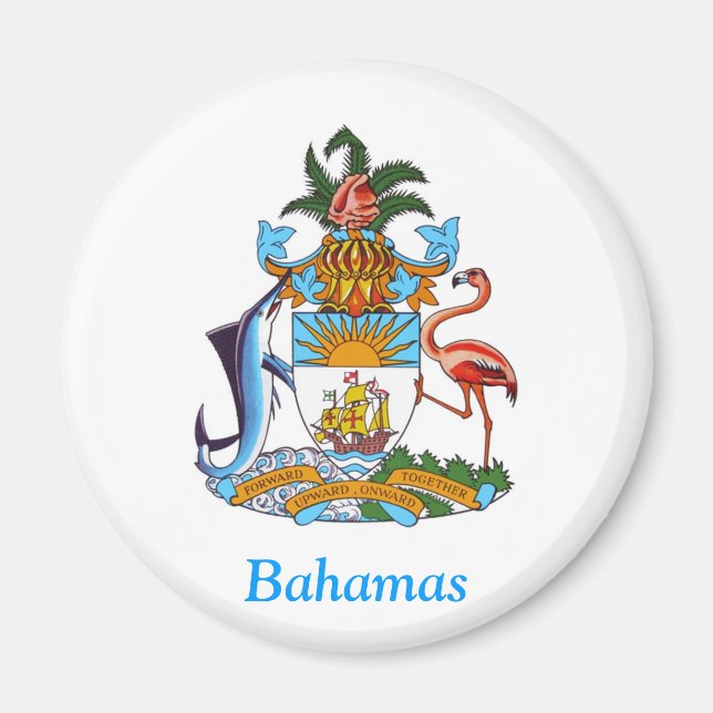 Jackande av armen Bahamas Magnet (Framsidan)