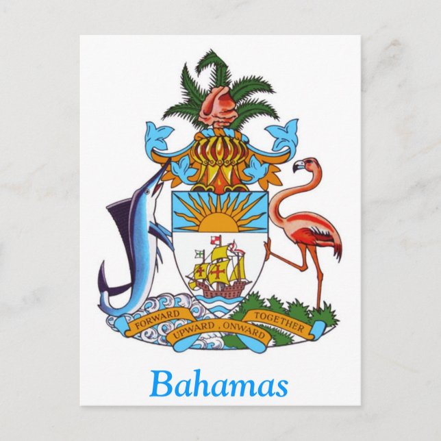Jackande av armen Bahamas Vykort (Framsida)