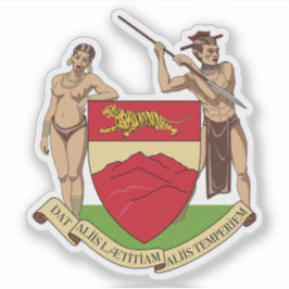 Jackande av armen Da Lat (Dalat), Vietnam Klistermärken