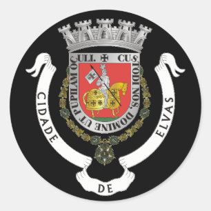 Jackande av Armen Elvas, Portugal Runt Klistermärke