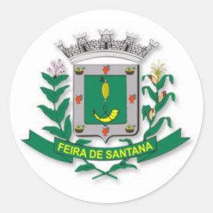 Jackande av Armen Feira de Santana (Bahia, Brasili Runt Klistermärke