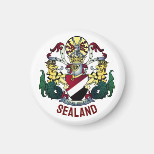 Jackande av Armen för Furstendömet Sealand Magnet