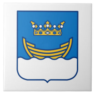 Jackande av Armen Helsingfors (Finland) Kakelplatta