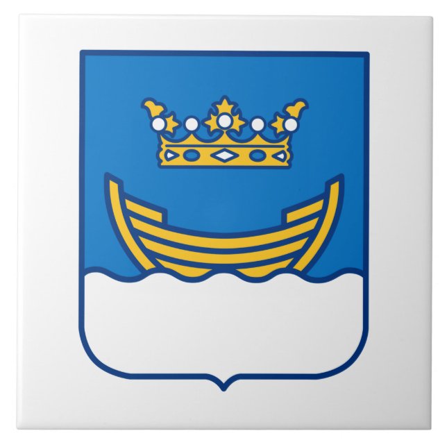 Jackande av Armen Helsingfors (Finland) Kakelplatta (Framsidan)