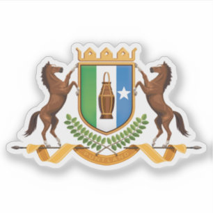 Jackande av armen i delstaten Puntland, Somalia Klistermärken