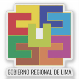 Jackande av armen i departementet Lima i Peru Klistermärken