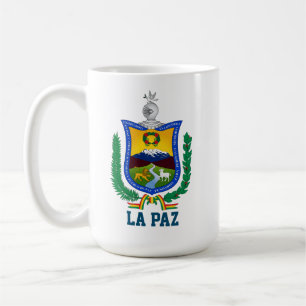 Jackande av Armen La Paz, Bolivia Kaffemugg
