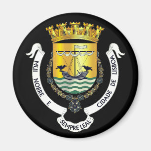 Jackande av Armen Lissabon, Portugal Magnet