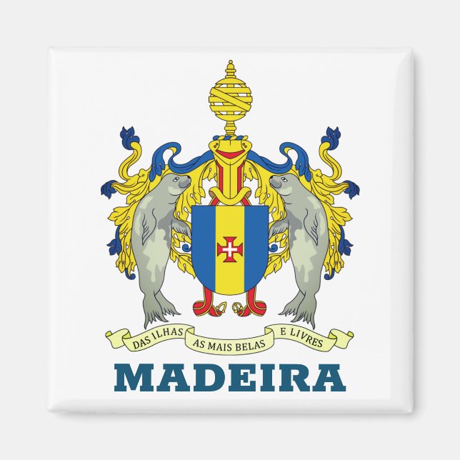 Jackande av Armen Madeira, Portugal Magnet (Framsidan)