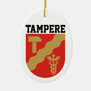 Jackande av Armen Tammerfors, Finland Julgransprydnad Keramik