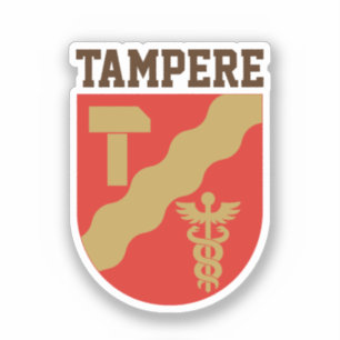 Jackande av Armen Tammerfors, Finland Klistermärken