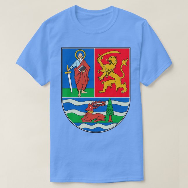 Jackande av armen Vojvodina Serbien T Shirt (Design framsida)