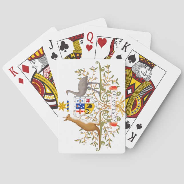 Jackande av Australiens Arm Casinokort (Baksidan)