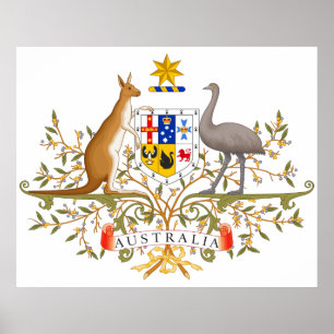 Jackande av Australiens Arm Poster