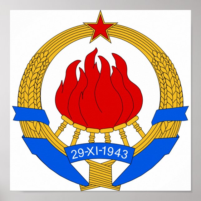 Jackande av Jugoslavien (1945-1992) Poster (Framsidan)