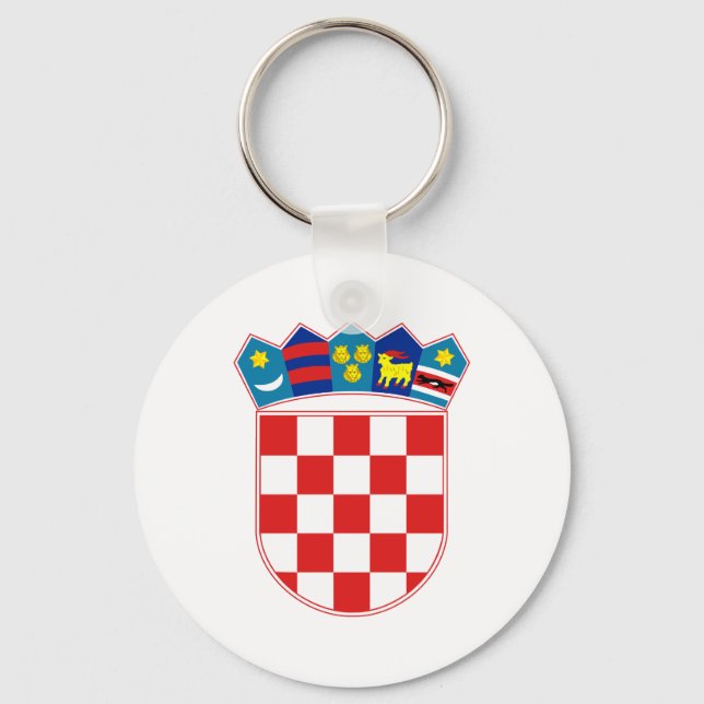 Jackande av Kroatiens Arm Nyckelring (Framsida)