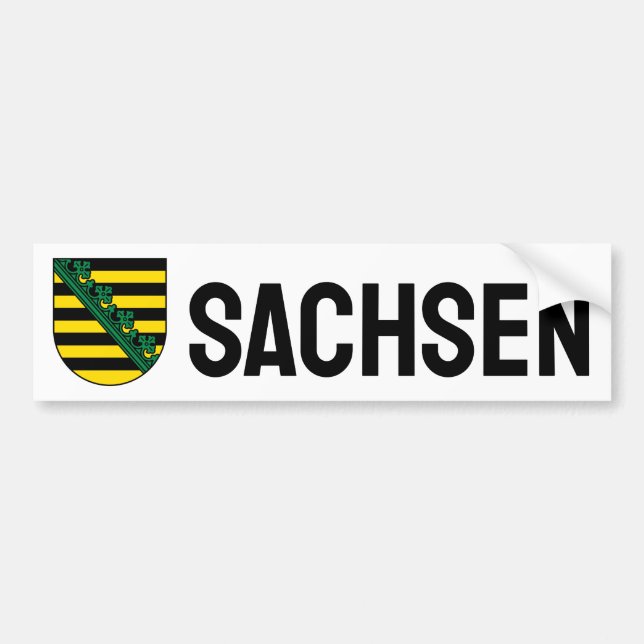Jackande av Sachsen (Sachsen), TYSKLAND Bildekal (Framsidan)