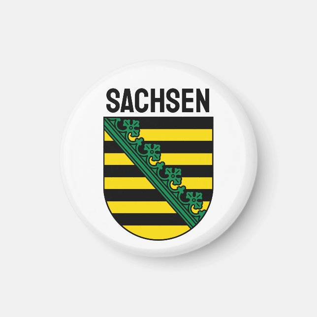 Jackande av Sachsen (Sachsen), TYSKLAND Magnet (Framsidan)