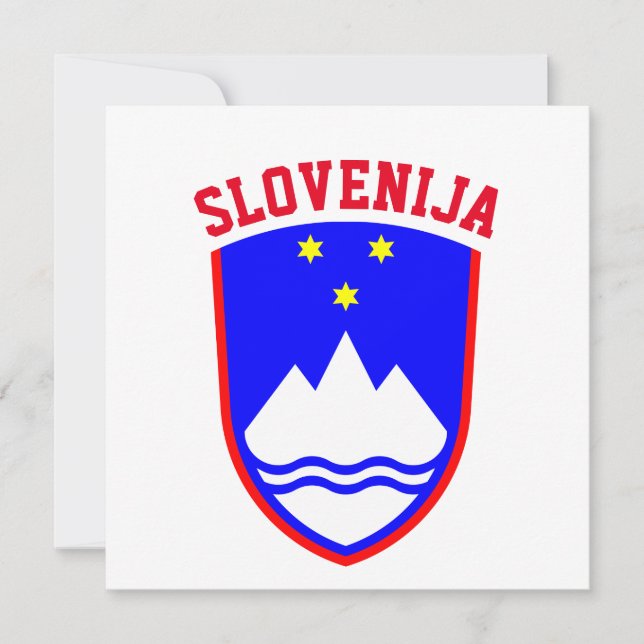 Jackande av SLOVENIENS Arm (Framsida)