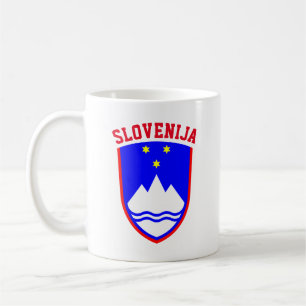 Jackande av SLOVENIENS Arm Kaffemugg