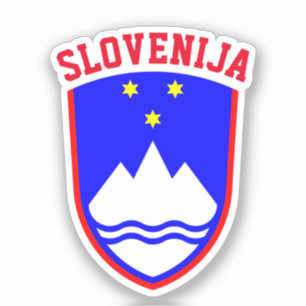 Jackande av SLOVENIENS Arm Klistermärken