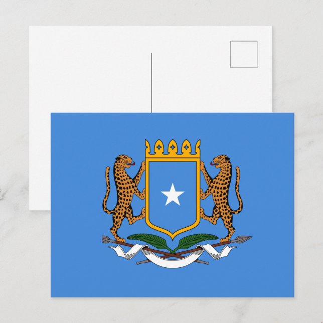 Jackande av Somalias Arm Vykort (Fram/baksida)