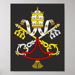 Jackande av Vatikanstadens arm Poster