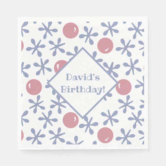 Jackar för barns Roligt Game Birthday Pappersservett (Framsidan)