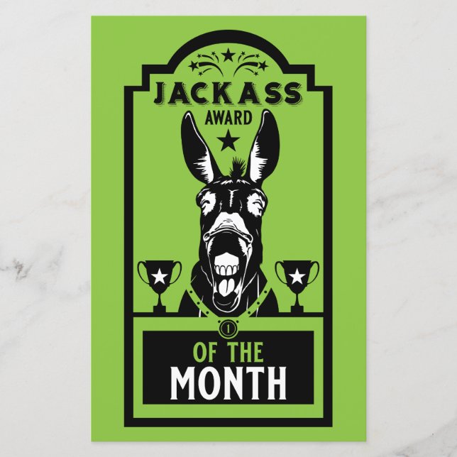 Jackass Award (Framsida)