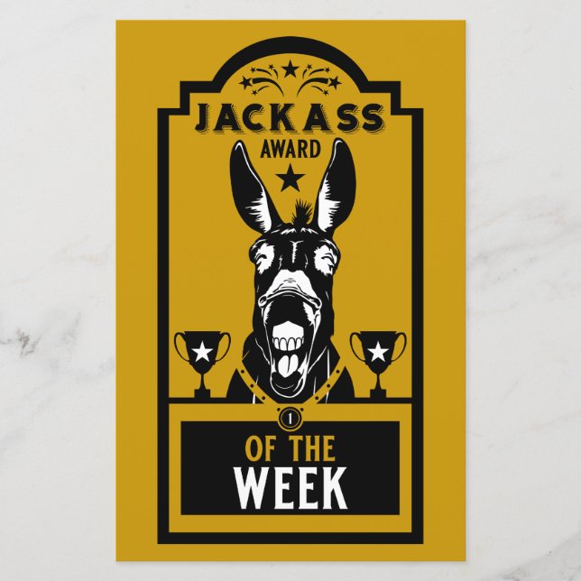 Jackass Award (Framsida)
