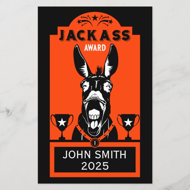 Jackass Award (Framsida)