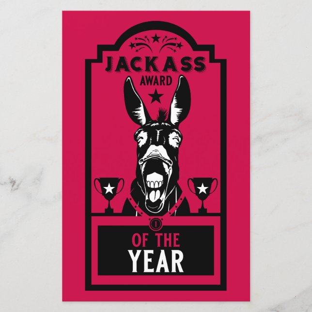 Jackass Award (Framsida)