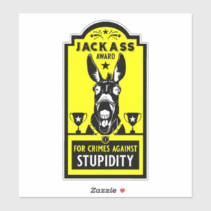 Jackass Award Klistermärken