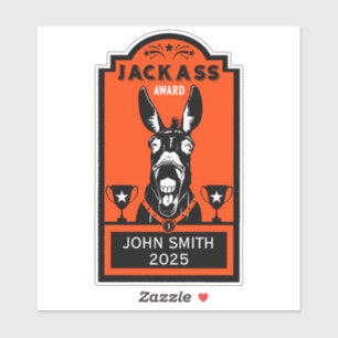 Jackass Award Klistermärken