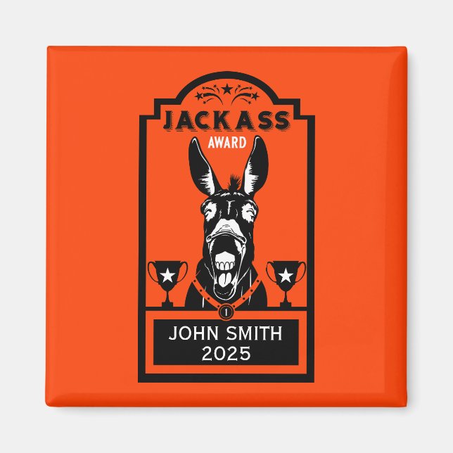 Jackass Award Magnet (Framsidan)