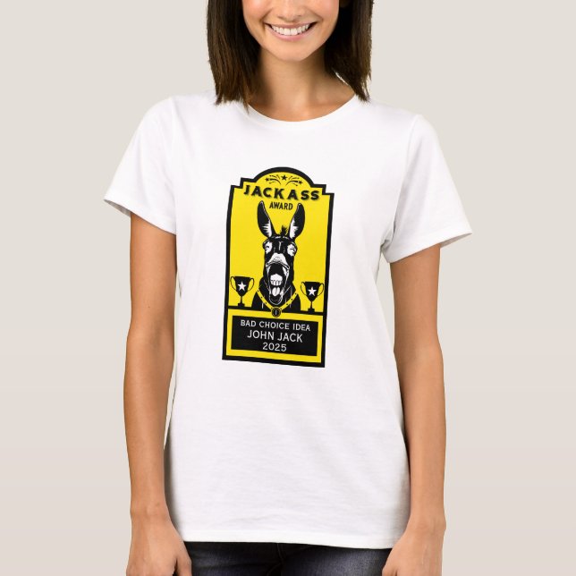 Jackass Award T Shirt (Framsida)