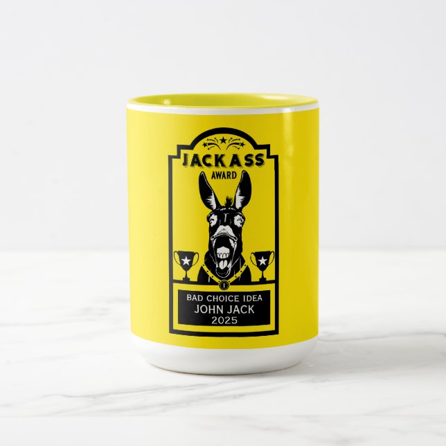 Jackass Award Två-Tonad Mugg (Center)