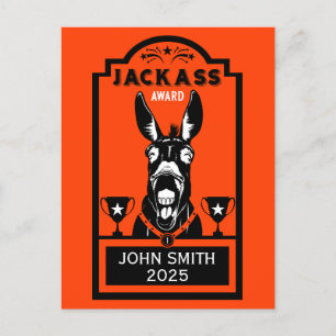 Jackass Award Vykort
