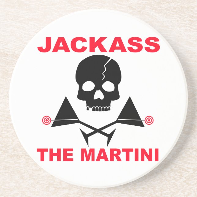 Jackass, The Martini Coaster Underlägg (Framsidan)