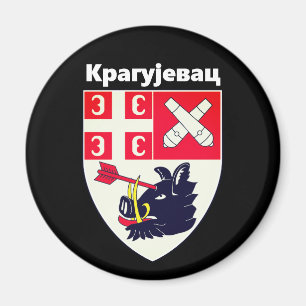 Jackat Arm av Kragujevac, Serbien Magnet