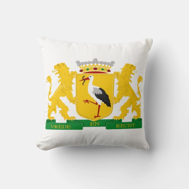 Jackat av armen Haag, Nederländerna. Kudde (Framsida)